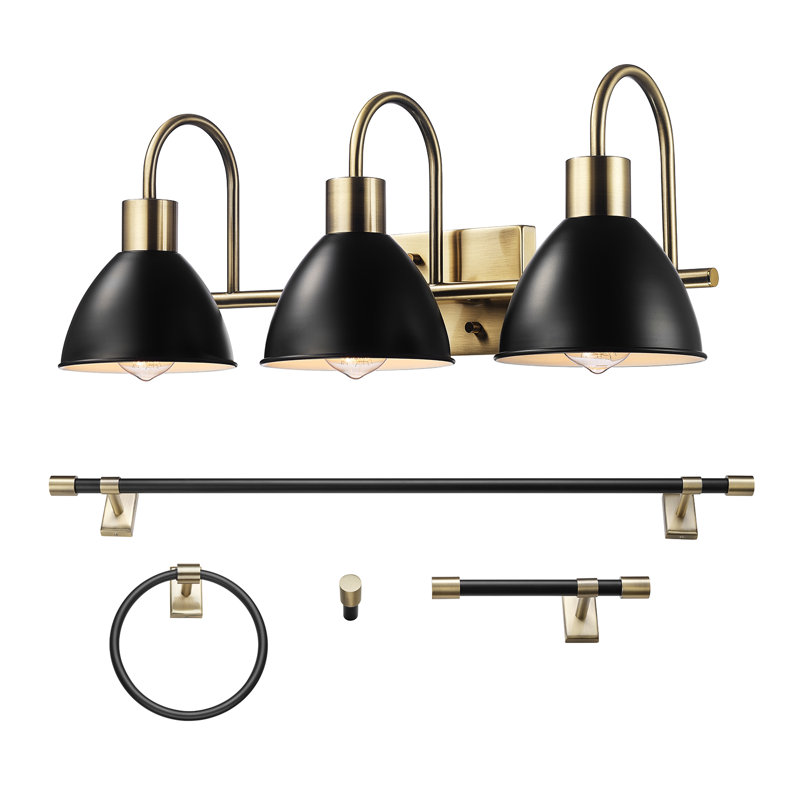 Sangeta 3 - Light Dimmable Vanity Light, Black