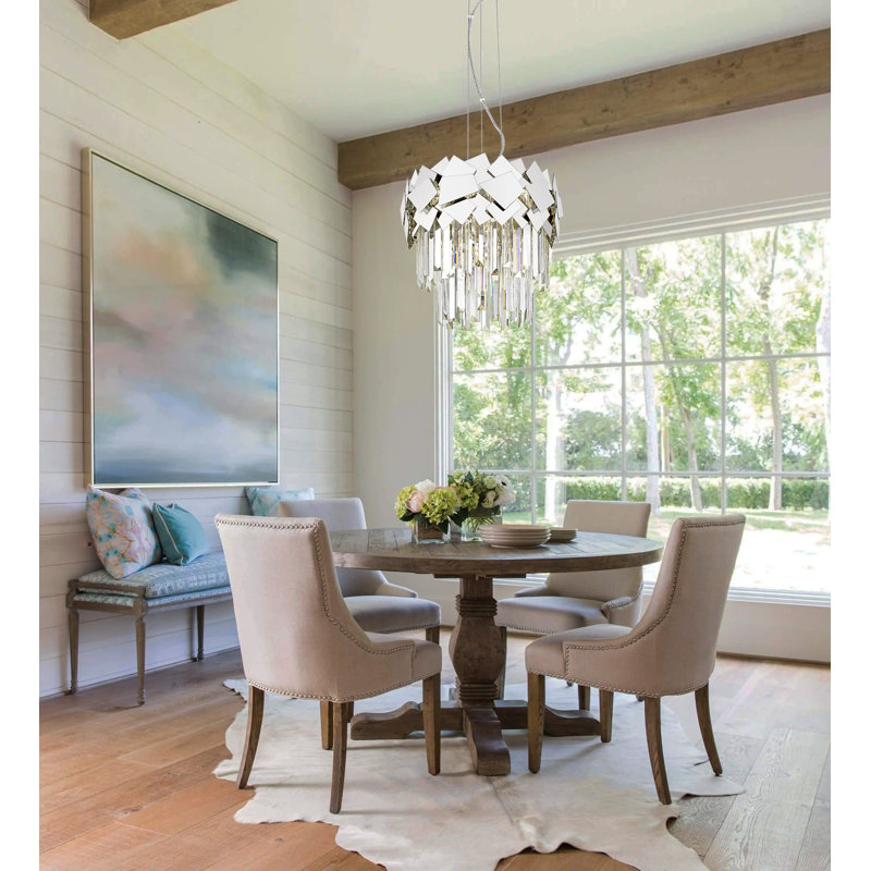 Anastaysia 4 - Light Crystal Chandelier, Chrome
