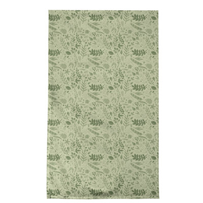 Floral Waffle Tea Towel Kitchen Towel