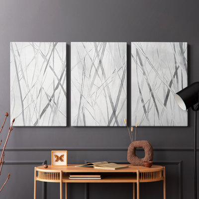 Abstract  Series  CCXXXVI  -Premium Gallery Wrapped Canvas Set -Ready to Hang