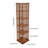 5-Tier Rotatable Bookshelf Floor Standing Book Storage Display Rack-103800488