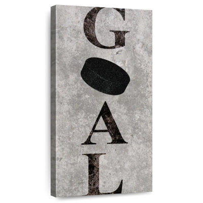 Typographie de but de hockey