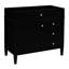 Meuble-lavabo 36 po, style moderne. 2 tiroirs et un tiroir basculant. Bois massif. . Noir Poids du produit: meuble-lavabo 72,87 lb, 36 po. &. Look séduisant-1168147616