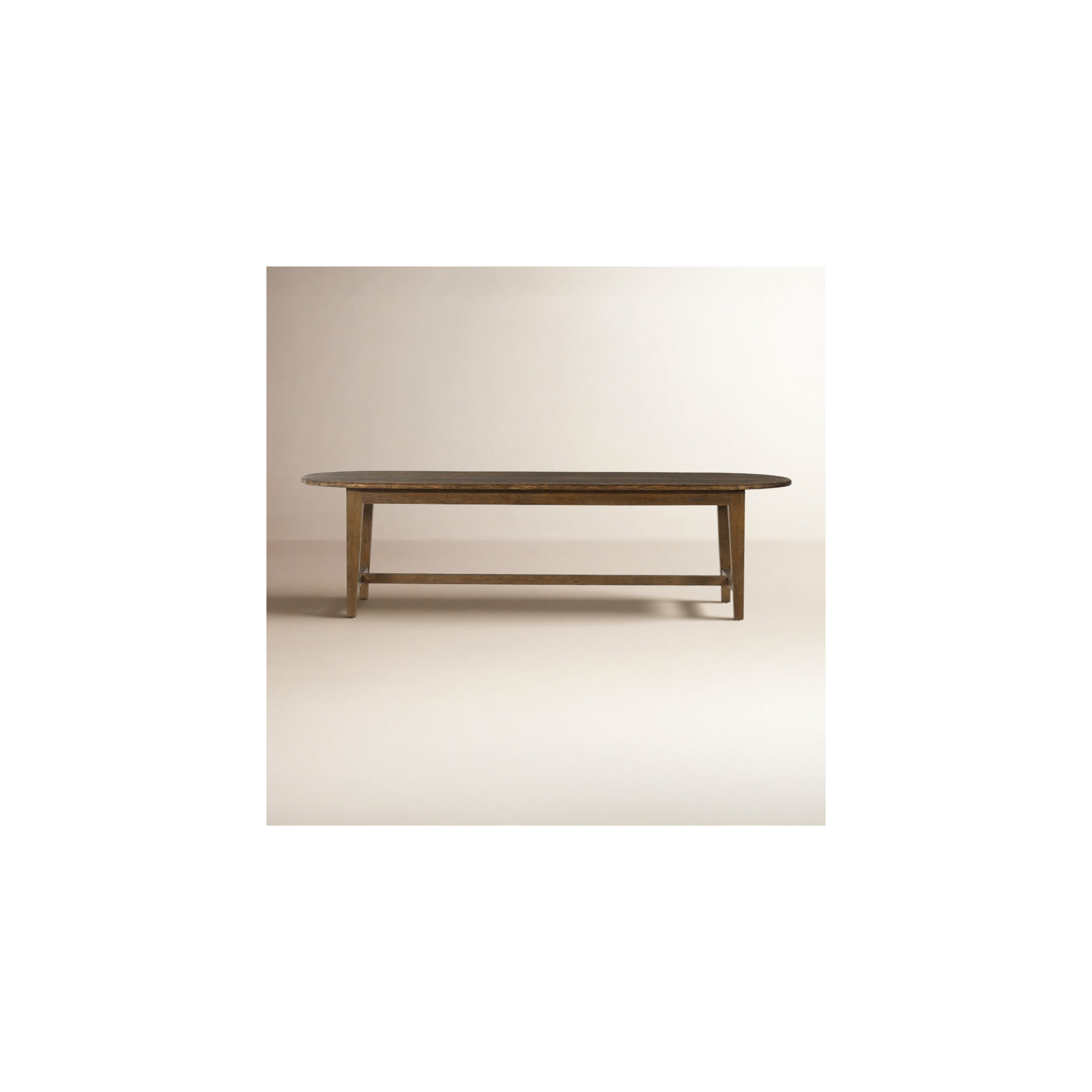Isadore Solid Wood Dining Table, Honey Pine, 30" H x 110.25" L x 35.5" W