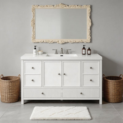Ensemble de meuble-lavabo simple 60,1 po Ravo