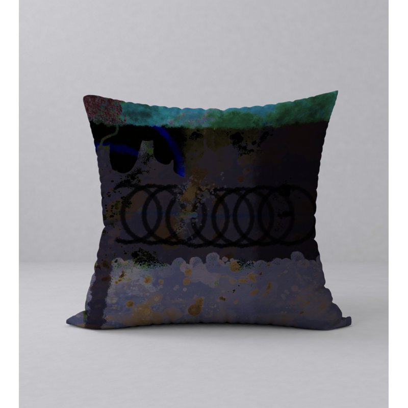  Housse et insert de coussin carré facile d'entretien, 20 po X 20 po