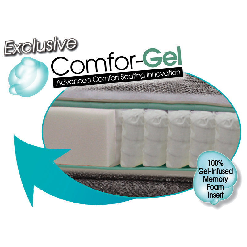 Causeuse inclinable Khandaker, Polyester gris