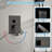 12 Inch Wall Mounted Shower System Rain Mixer Shower Combo Set Square Shower Head with Hand Shower-102193247