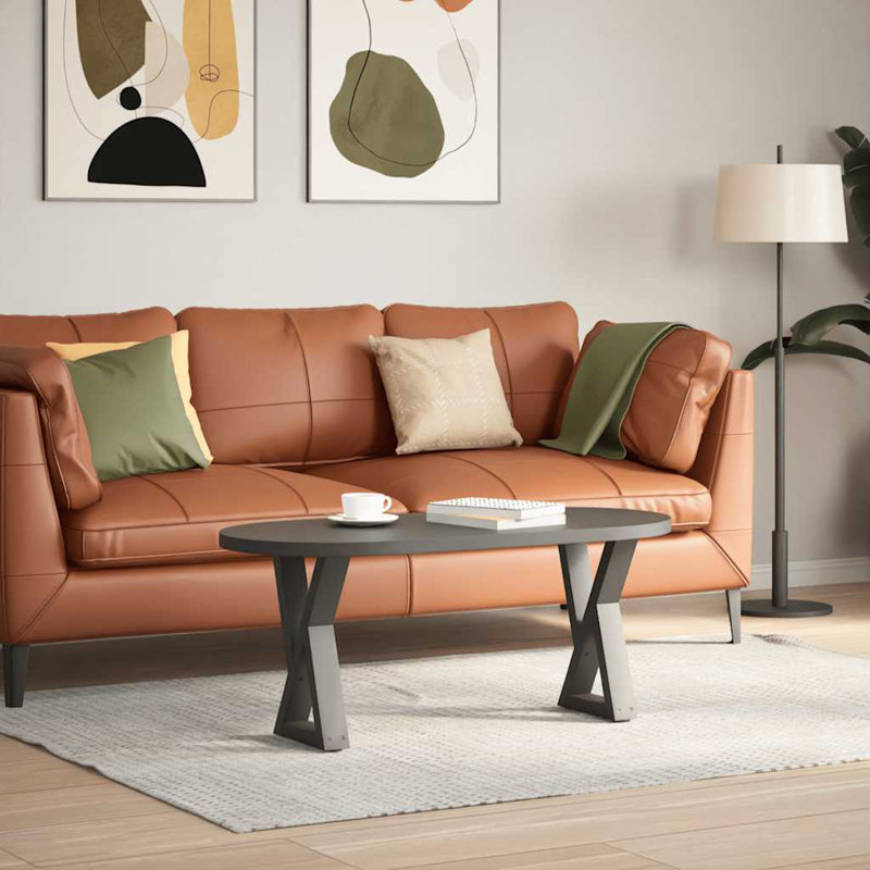 Table Leg, 43.3cm H x 38cm W, Anthracite