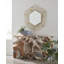 Hexagon Honeycomb Mirror Brass