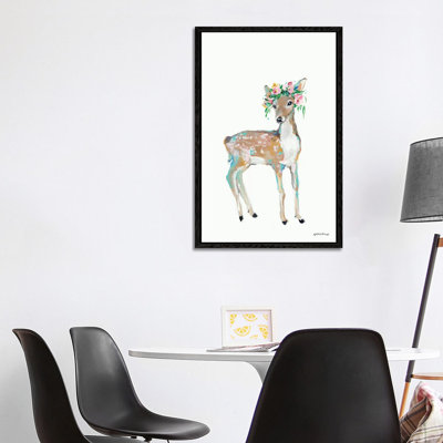 Doe 1 Piece Wall Art on Canvas