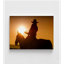 Sunset Cowboy Rider Photography Print, Cowboy At Sunset Picture, Old Ranch Rural Poster Print, Southern Home Wall Art Poster