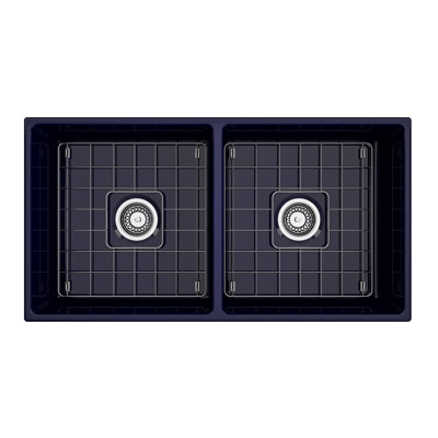 36'' L Double Bowl Fireclay Kitchen Sink