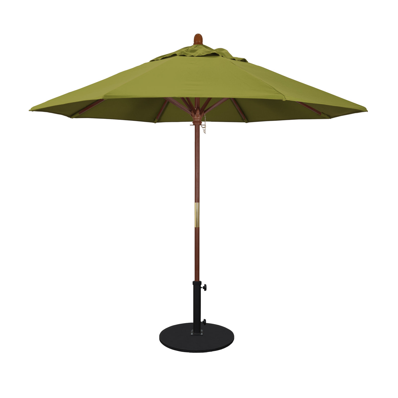 Manford 108'' Outdoor Umbrella, Ginkgo Performance Canvas