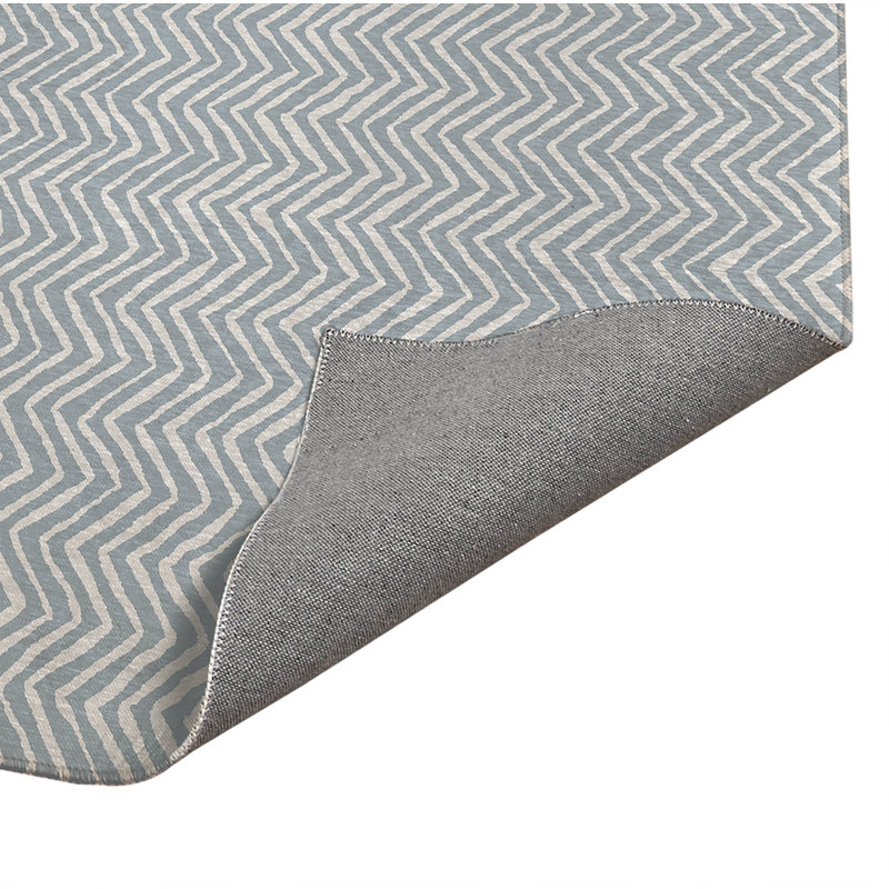 Tapis d'extérieur à chevrons antidérapant, Rectangulaire 2 pi x 3 pi