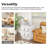 18.7“W Cute Grid Shape Nightstand-2131263505