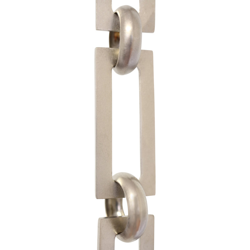 Bord non soudé ou chaîne cassée, Nickel satiné