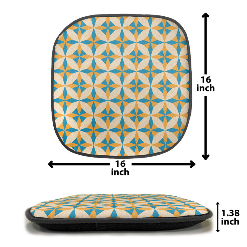 Outdoor 1.38'' Dining Chair Seat Cushion