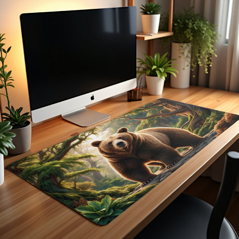 Polyester Desk Pad, 14.4x12.1