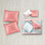 Édredon pour grand lit - médaillon corail, bordures brodées, literie confortable avec imprimé médaillon de draps, taies décoratives-120953421-120953426