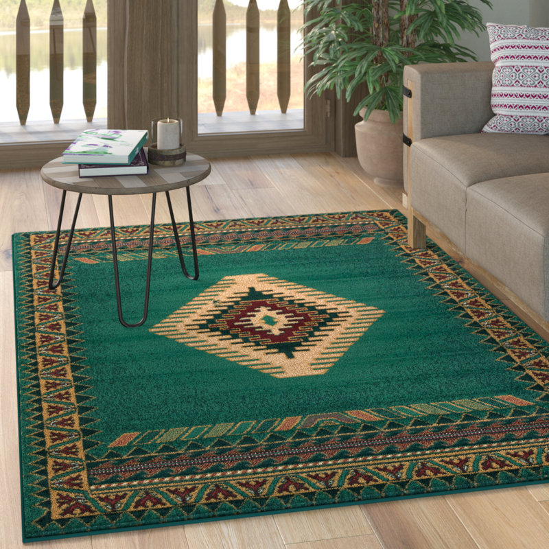 Tapis vert Hyacinthe, Rectangle 5 pi 3 po x 7 pi 6 po