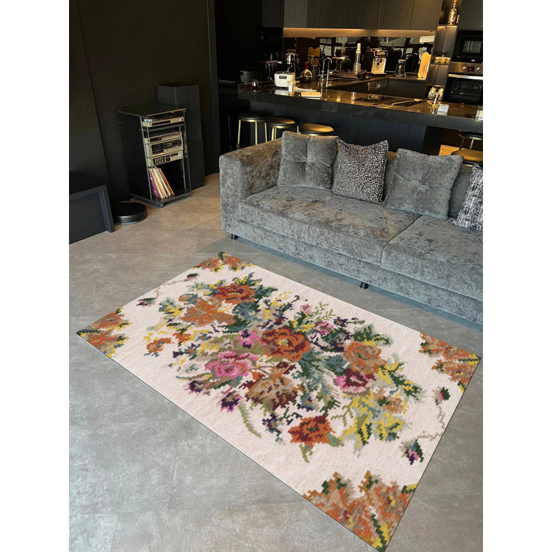 Tapis intérieur / extérieur Seka, Rectangle 4 pi 11 po x 9 pi 10 po