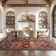 Fillender Large Oriental Floral Living Room Rug Washable Bedroom Rug Non-Slip Colorful Vintage Accent Floor Carpet For Home Decor
