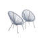 Chaise Acapulco (BLEU-GRIS)