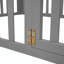 Structure de lit simple en bois avec clôture et porte, blanc-1497846047-1542682079