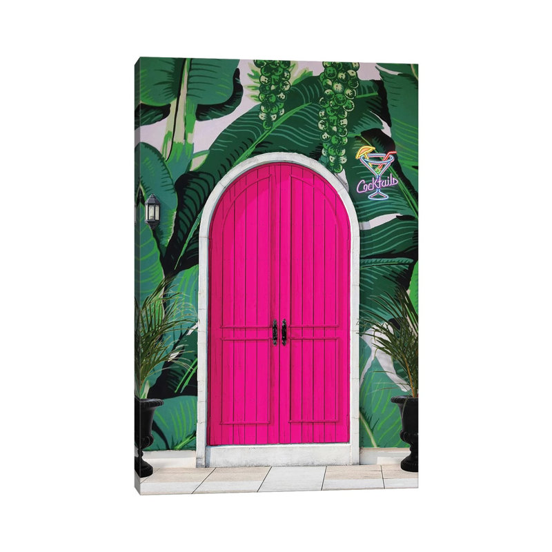 Paradise Lounge by Erin Summer - Print on Canvas, 66.04cm H x 45.72cm W x 3.81cm D, Wrapped Canvas