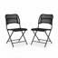 Chaises de patio pliantes en corde tissée Reno Modern-1630469801