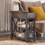 Table de bout avec lampe sur pied 59 po Ermadean-510274606