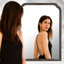 Miroir mural en bois massif pour salle de bain ou chambre à coucher-90955539-90955538