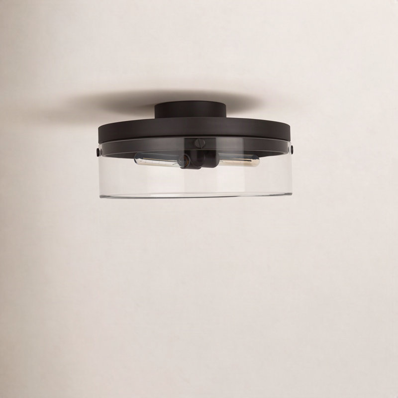 Garrett 2 - Light Flush Mount, 6.5" H x 18.38" W x 18.38" D