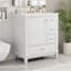 Meuble-lavabo 30 po avec lavabo, une porte avec tablette et trois tiroirs-830943976