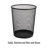 Mind Reader Mesh Trash Can, 3-Pack, Waste Paper Basket, Round, Metal, 11.5"L x 11.5"W x 13.75"H