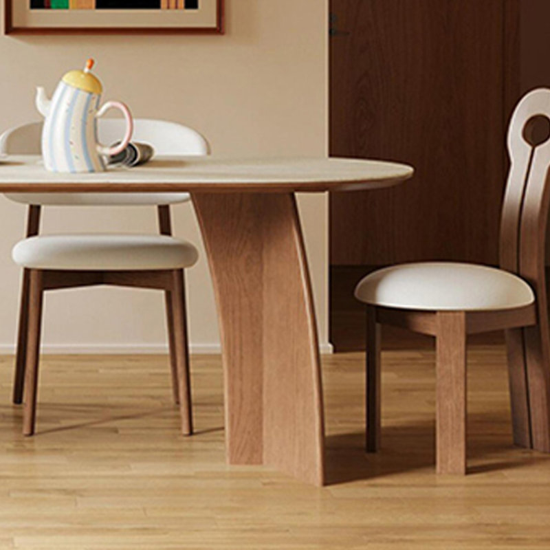 Table de salle à manger French French, H 29,53 po x l 55,12 po x P 31,5 po