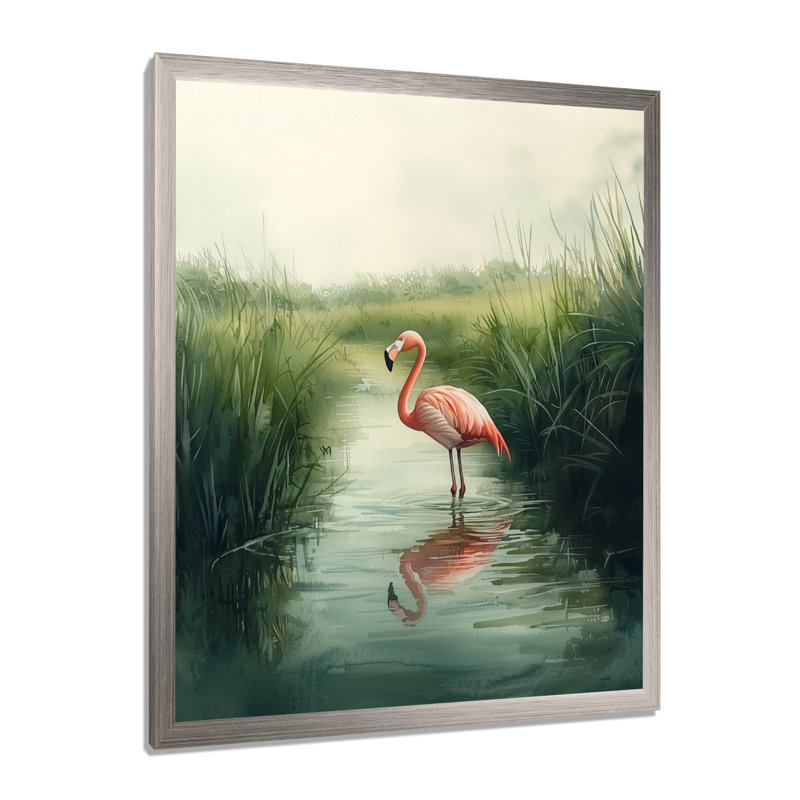 Clenney - animaux, impressions sur toile, H 44 po x l 34 po, Reproduction encadrée d'une seule photo, Argent