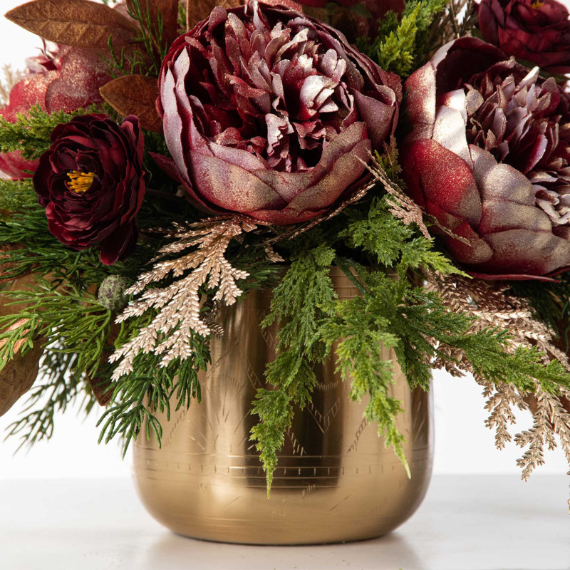 Arrangements floraux en pot