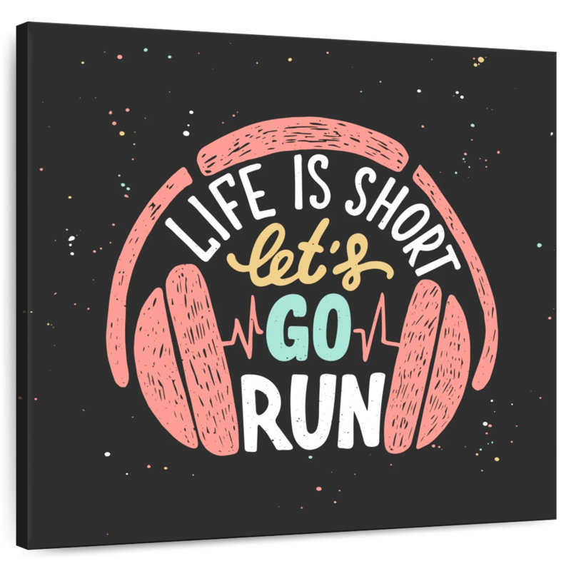 Citation de remise en forme Tergel Let's Go Run, H 24 po x l 24 po