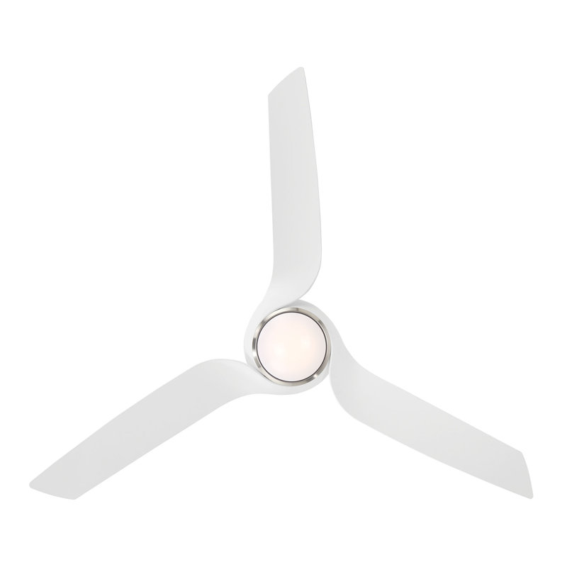 Ventilateur de plafond intelligent DEL Concho, Matte White