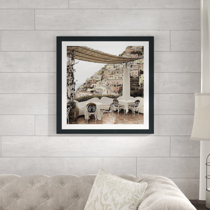 " Positano Caffe I ", 27.5" H x 27.5" W x 0.75" D