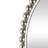 Metal Room Wall Mirror with Bead Detailing-72058570