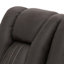 Canapé inclinable manuel de 83 po de largeur avec console rabattable et porte-gobelets