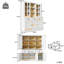 175cm Kitchen Pantry-568992078
