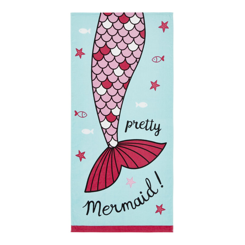 Mermaid Beach Towel Single