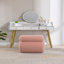 Tabouret de maquillage avec repose-pieds Teddy-1162880537