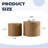 2-Pieces Round Wooden Nesting Coffee Table-1210383087
