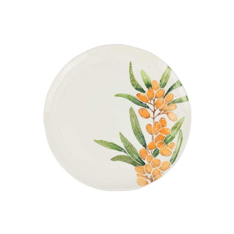 Foresta Primavera Handmade Earthenware Salad/Dessert Plate