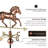 Jennette 36'' H Metal Animals Weathervane